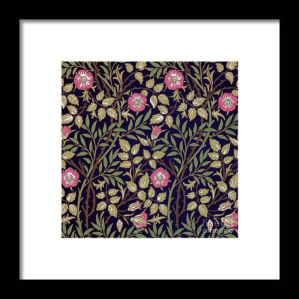 William Morris Framed Print featuring the painting Sweet Briar #1 by William Morris
