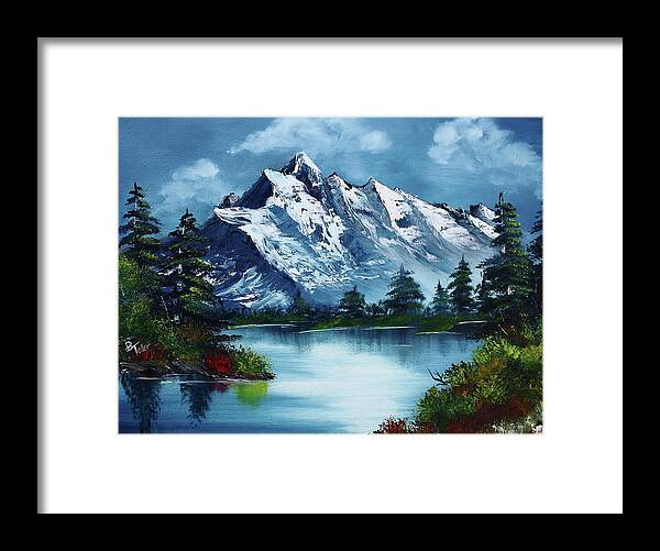  Framed Print featuring the painting Take A Breath by Barbara Teller