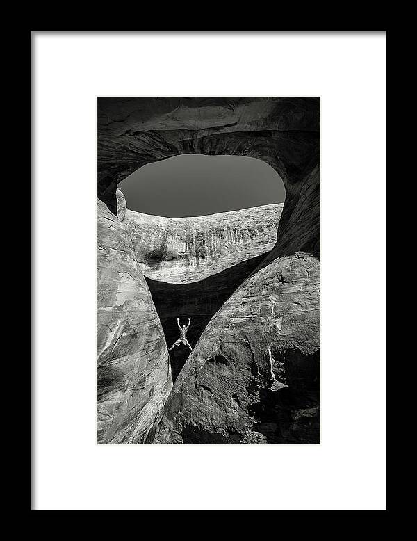 Adventure Framed Print featuring the photograph Teardrop Arch #1 by Whit Richardson