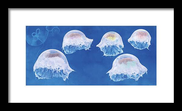 Under The Sea Framed Print featuring the photograph The Jellyfish Nursery #1 by Anne Geddes