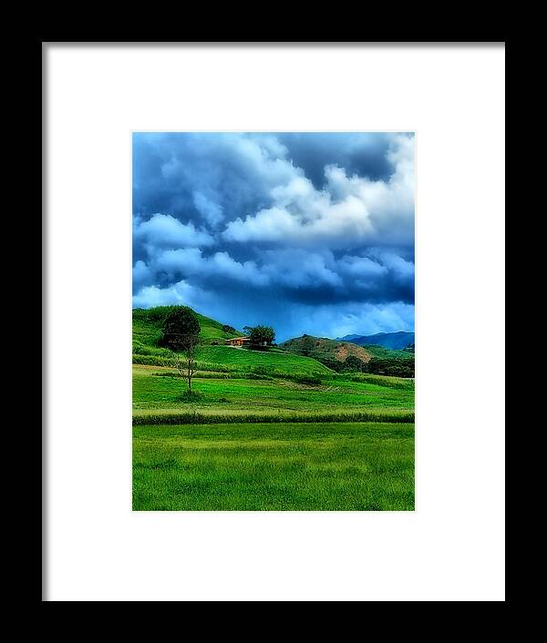  Framed Print featuring the photograph The little house on the prairie #1 by Galeria Trompiz