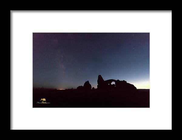 Colorado Plateau Framed Print featuring the photograph The Milky Way #1 by Jim Thompson