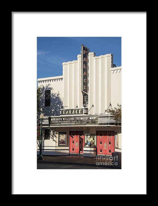 Palace Theater Framed Print featuring the photograph The Palace in Georgetown Texas by Bob Phillips