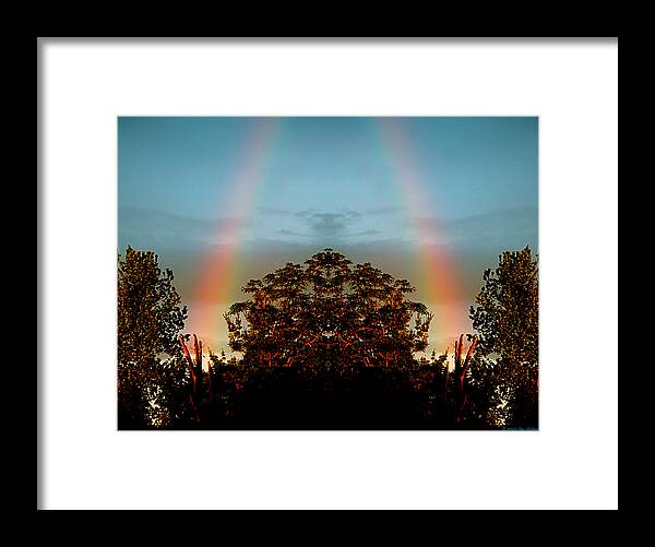 Color Photography Framed Print featuring the photograph The Rainbow Effect #1 by Sue Stefanowicz