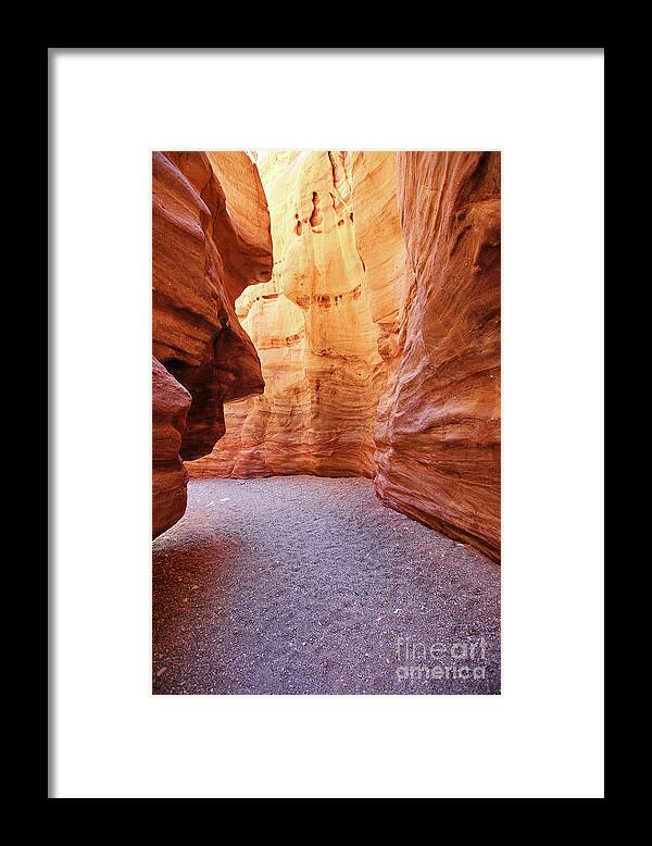 Landscapes Framed Print featuring the photograph The Red Canyon near Eilat, Israel #1 by Fabian Koldorff