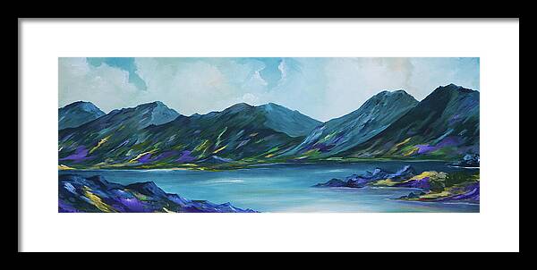 The Ring Of Kerry Framed Print featuring the painting The Ring of Kerry #2 by Conor Murphy