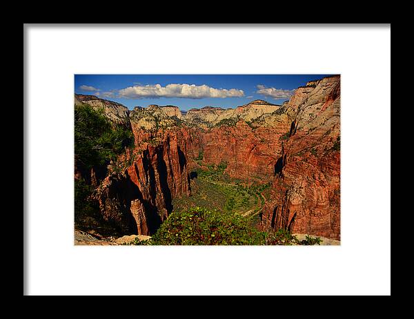 The Virgin River Framed Print featuring the photograph The Virgin River #1 by Raymond Salani III