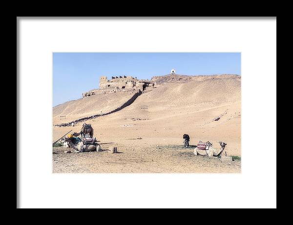 Tombs Of The Nobles Framed Print featuring the photograph Tombs of the Nobles - Egypt #1 by Joana Kruse