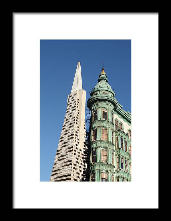 San Francisco Framed Print featuring the photograph Transamerica Pyramid Building #1 by Henrik Lehnerer