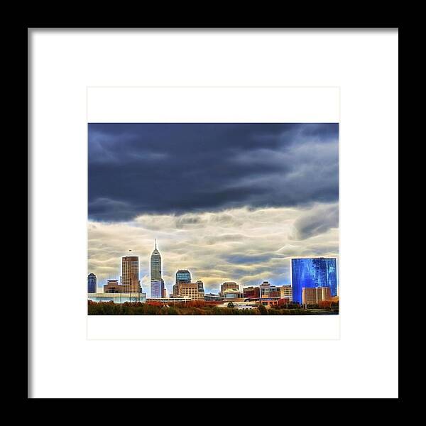 Naptown Framed Print featuring the photograph #travel #usa #midwest #indiana #1 by David Haskett II