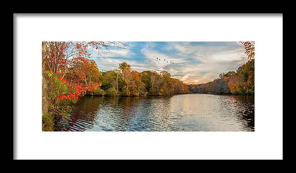 Park Framed Print featuring the photograph Trout Pond by Cathy Kovarik
