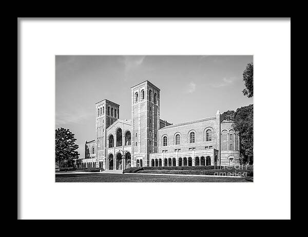 Aau Framed Print featuring the photograph University of California Los Angeles Royce Hall #1 by University Icons