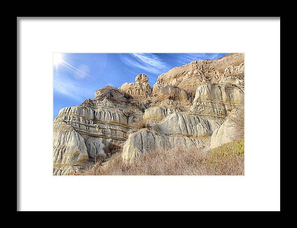 Cliffs Framed Print featuring the photograph Unstable Cliffs by Alison Frank
