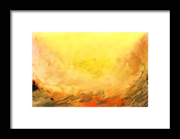 Digital Painting Framed Print featuring the digital art Untitled 02-06-10 #2 by David Lane