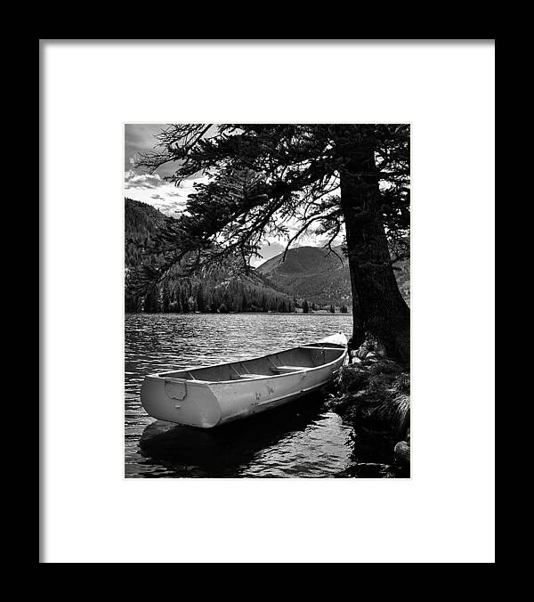  Rowboat Framed Print featuring the photograph Vacant Dinghy #1 by Kevin Munro