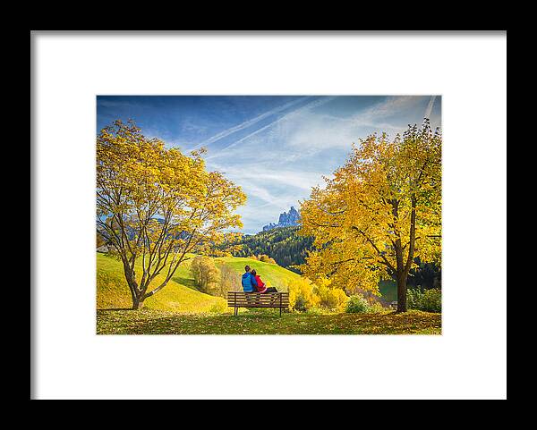 Alp Framed Print featuring the photograph Val di Funes, Italy #1 by Stefano Termanini