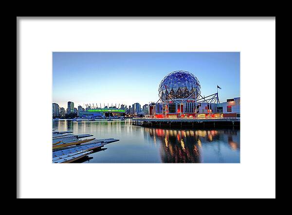 Alex Lyubar Framed Print featuring the photograph Vancouver Science World Museum #2 by Alex Lyubar
