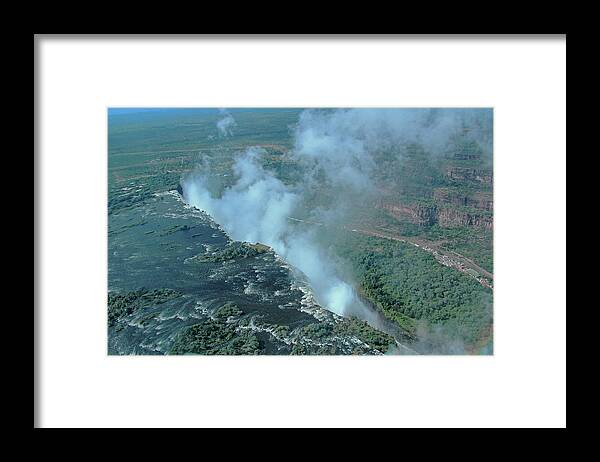 Victoria Falls Framed Print featuring the photograph Victoria Falls by Richard Krebs
