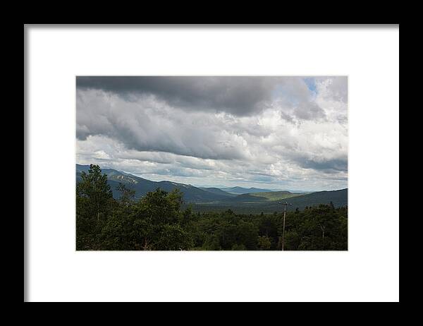 Photograph Framed Print featuring the photograph View from Mount Washington #2 by Suzanne Gaff