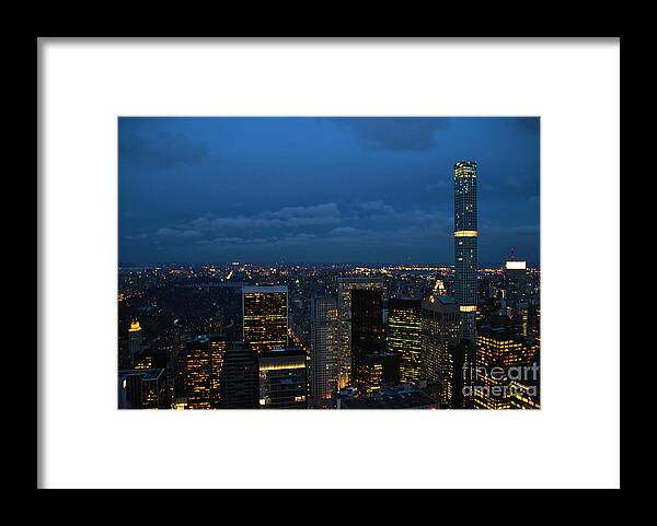 Top Of The Roc Framed Print featuring the photograph #1 - View from Top of the Roc #1 by Jacqueline M Lewis
