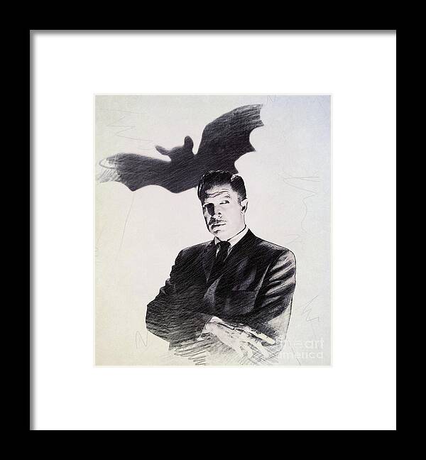 Vincent Framed Print featuring the digital art Vincent Price, Vintage Actor #1 by Esoterica Art Agency