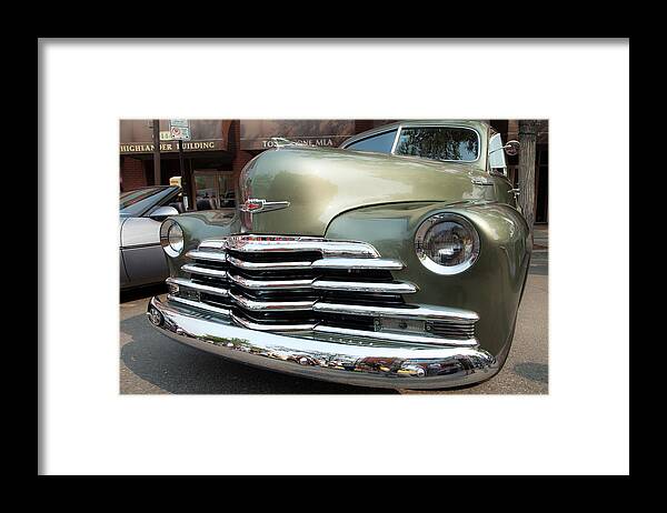 Vintage Framed Print featuring the photograph Vintage Chevrolet #2 by Theresa Tahara