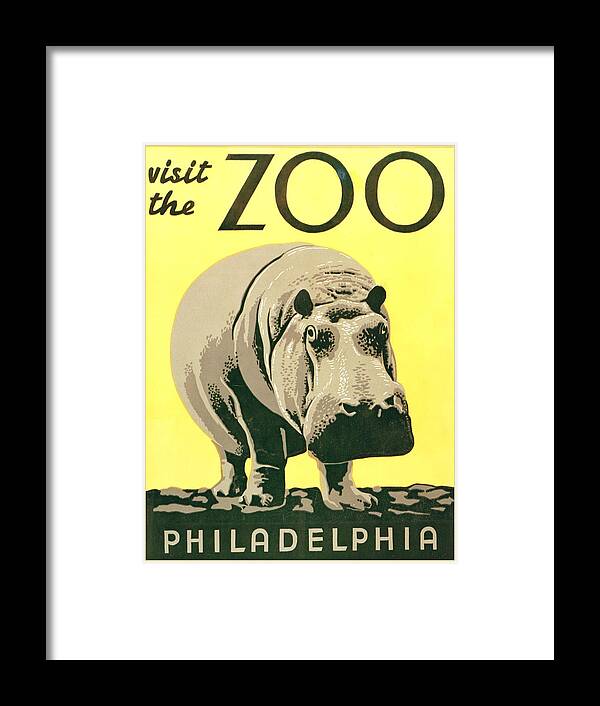 Unknown Framed Print featuring the digital art Visit The Zoo #1 by Unknown