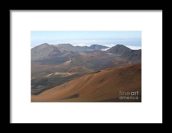 Crater Hawaiian Framed Print featuring the photograph Volcano #1 by Dick Willis