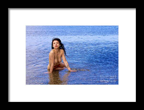 Photography Framed Print featuring the photograph Water Nymph #1 by Sean Griffin