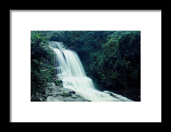 Waterfall Framed Print featuring the photograph Waterfall #1 by Amarildo Correa