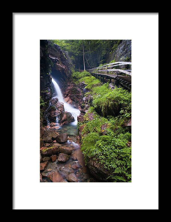East Coast Framed Print featuring the photograph Waterfall #1 by Sebastian Musial