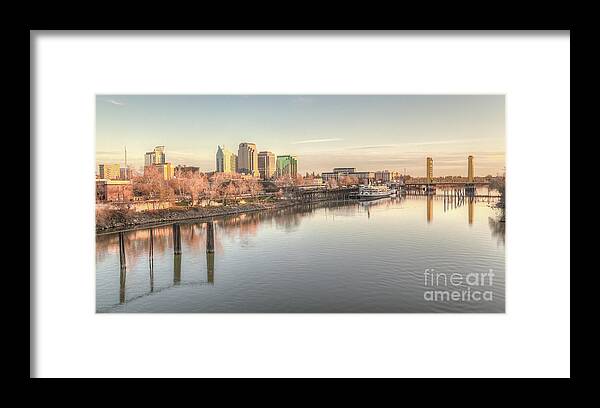 Old Sacramento Framed Print featuring the photograph Waterfront Wonder #1 by Charles Garcia