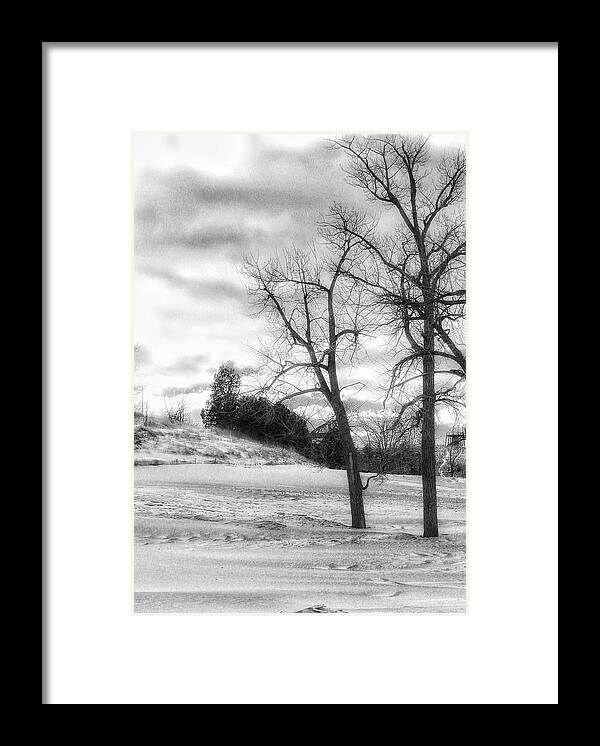 Winter Framed Print featuring the photograph Winter Beach by Jackson Pearson