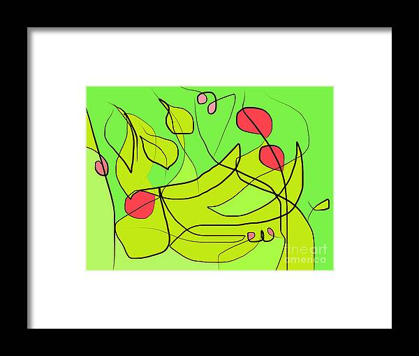 Abstract Framed Print featuring the photograph Winter Fruits #2 by Chani Demuijlder