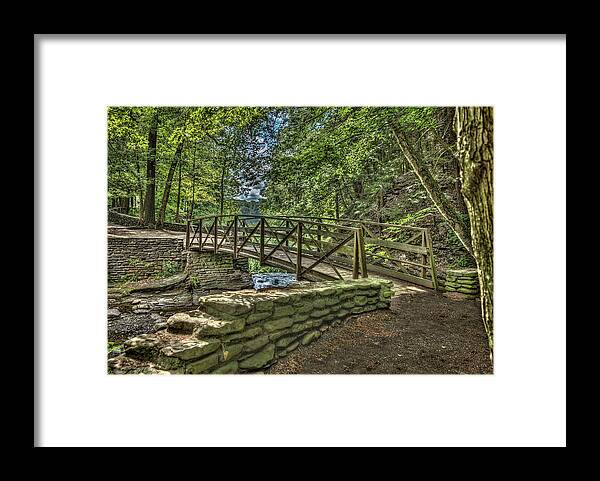 Wolf Creek Framed Print featuring the photograph Wolf Creek @ Letchworth State Park #1 by Joe Granita