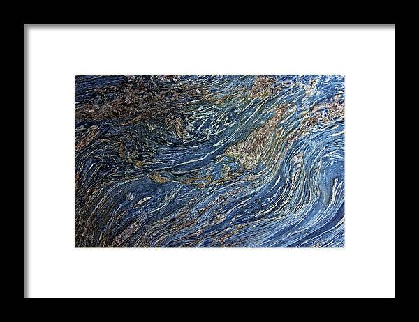 Wood Grain On Rock Framed Print featuring the photograph Wood Grain on Rock #3 by Doolittle Photography and Art