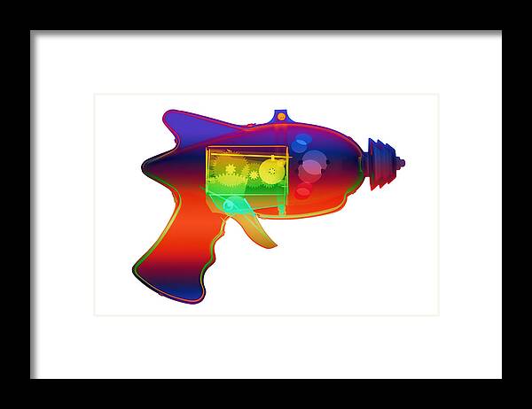 X-ray Art Framed Print featuring the photograph X-ray Ray Gun #2 #1 by Roy Livingston