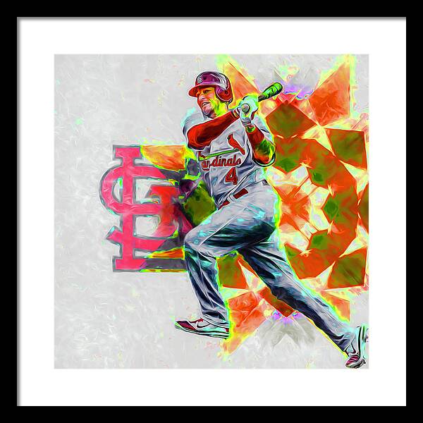 Yadier Molina Black & Gold St. Louis Cardinals Baseball Jersey