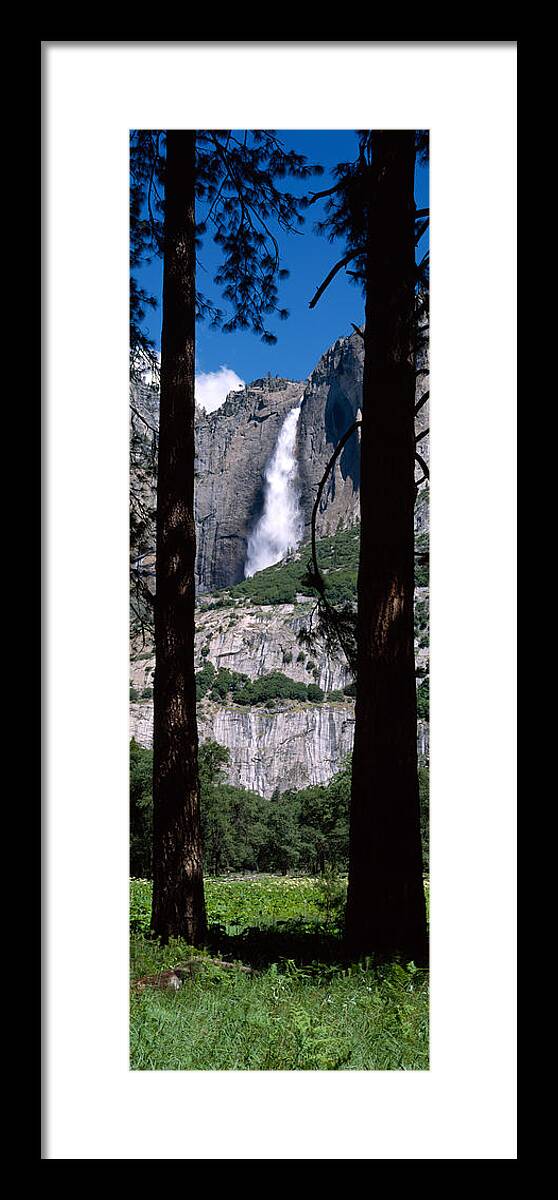 Photography Framed Print featuring the photograph Yosemite Falls Yosemite National Park #1 by Panoramic Images