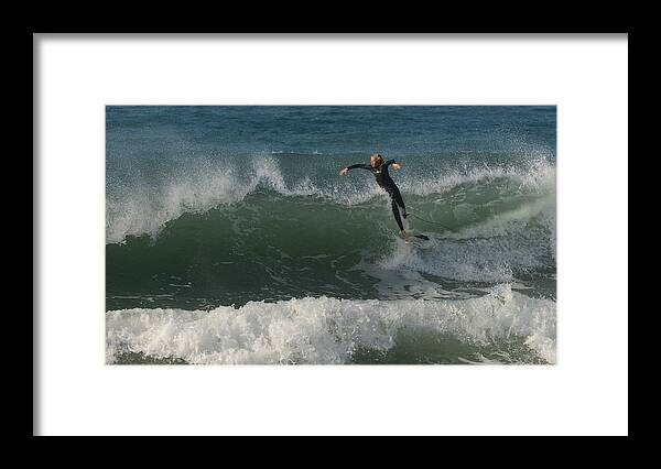 Surfer Framed Print featuring the photograph Young Blood #1 by Fraida Gutovich