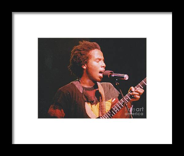 Ziggy Marley Framed Print featuring the photograph Ziggy Marley #1 by Mia Alexander