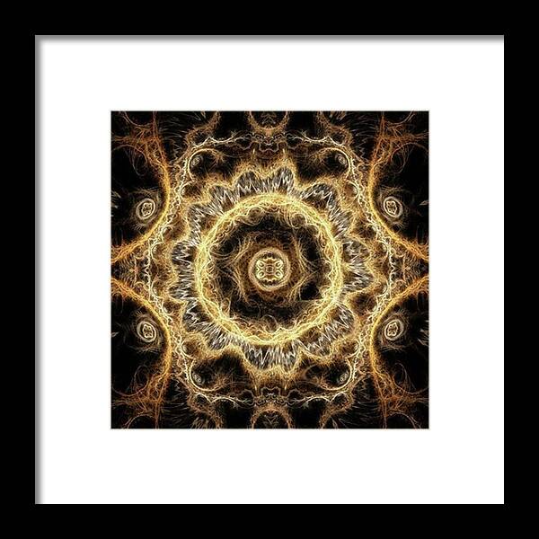 Artistic Framed Print featuring the photograph #art #digitalart #fractals #10 by Dx Works