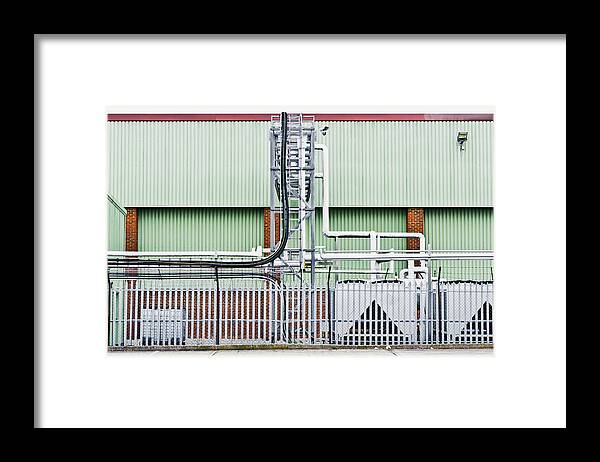 Architectural Framed Print featuring the photograph Factory #10 by Tom Gowanlock