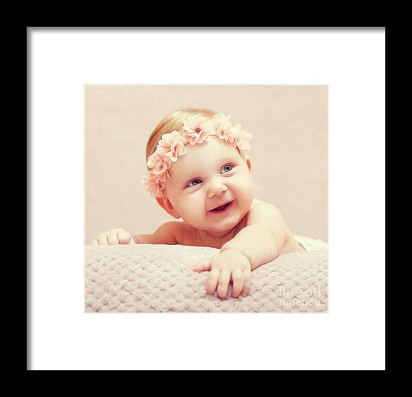 Portrait Framed Print featuring the photograph Newborn Fine Portrait #10 by Gualtiero Boffi
