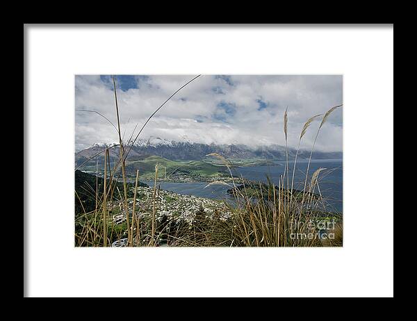 Queenstown Framed Print featuring the photograph Queenstown New Zealand. Remarkable ranges and lake Wakatipu. #10 by Yurix Sardinelly