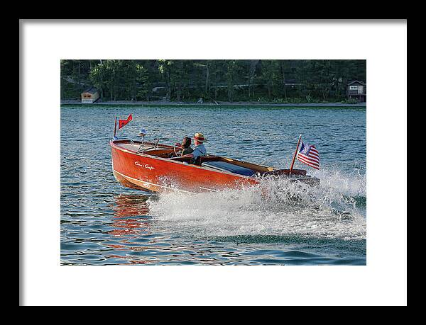 Boat Framed Print featuring the photograph Classic Riva #17 by Steven Lapkin