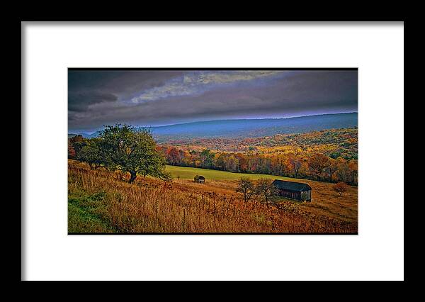 Farm Framed Print featuring the photograph 101214-87 by Mike Davis