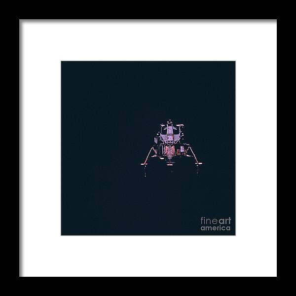 Apollo 16 Framed Print featuring the photograph Apollo Mission 16 #11 by Nasa