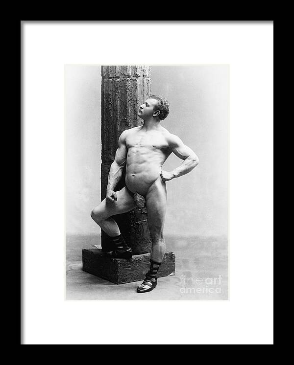 Erotica Framed Print featuring the photograph Eugen Sandow, Father Of Modern #11 by Science Source