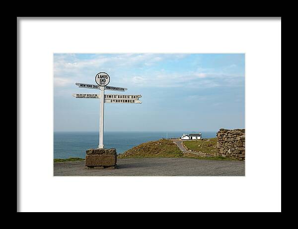 Land's End Framed Print featuring the photograph Land's End - England #11 by Joana Kruse